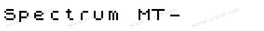 Spectrum MT字体转换